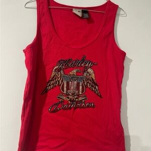 Harley-Davidson Women's Bold Red Graphic Tank Top